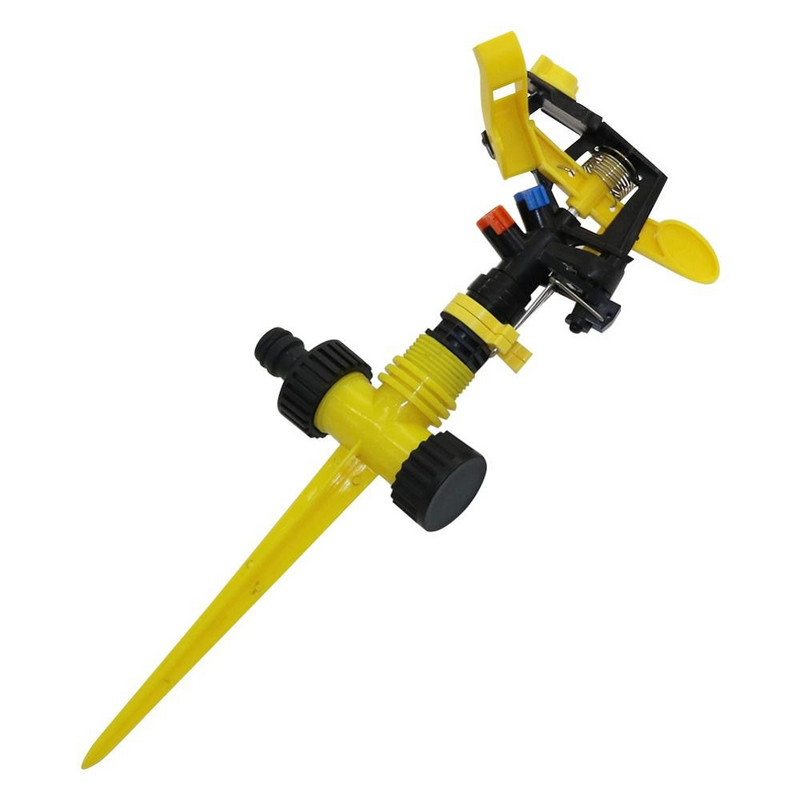 1/2-инчова мъжка резба Двойна изходна кобилица 360 градуса въртящи се струйни пръскачки Градински селскостопански напоителни дюзи 1 бр.