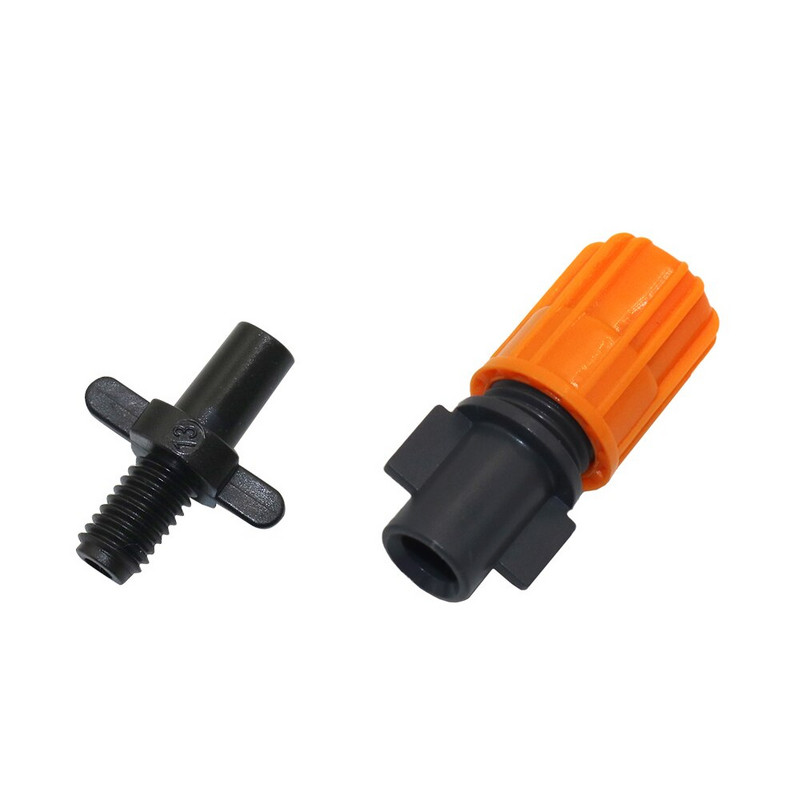 50 бр. 6 мм дюзи за разпръскване на мъгла Съвпадат с 6 мм конектори за градинска вода Охлаждане Отстраняване на прах Овлажняване Разпръсквачи