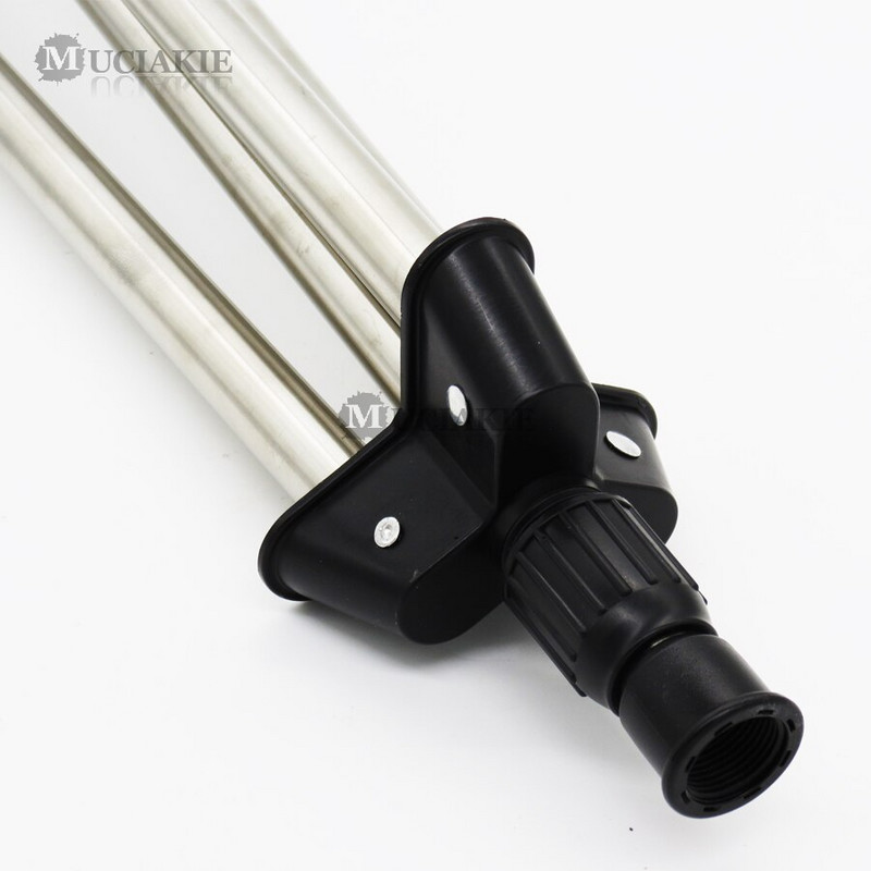 MUCIAKIE 1PC nerūsējošā tērauda statīva trieciensmidzinātājs, regulējams statīvs, kas ideāli piemērots nevienmērīgai dārza laistīšanas apūdeņošanai