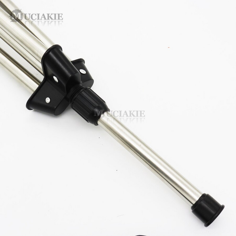 MUCIAKIE 1PC nerūsējošā tērauda statīva trieciensmidzinātājs, regulējams statīvs, kas ideāli piemērots nevienmērīgai dārza laistīšanas apūdeņošanai