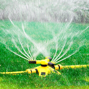 НОВ Спринклер за градински тревни площи Автоматичен 360-градусов разпръсквач за водни пръскачки за градински тревни площи Пръскачка с вода за напояване с голяма площ