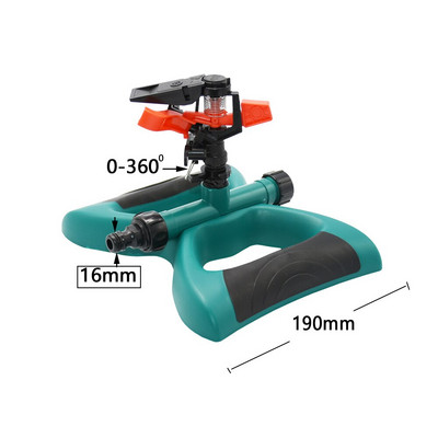 Ρυθμιζόμενος ψεκαστήρας γκαζόν κήπου με υποστήριξη ακροφυσίων Περιστρεφόμενος ψεκαστήρας Rocker ακροφύσια άρδευσης Πότισμα 1/2" 3/4" σωλήνας 1 ΤΕΜ.