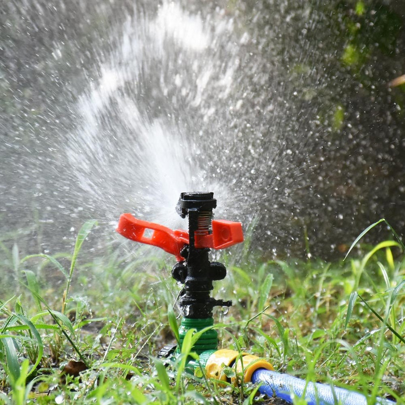 Ρυθμιζόμενος ψεκαστήρας γκαζόν κήπου με υποστήριξη ακροφυσίων Περιστρεφόμενος ψεκαστήρας Rocker ακροφύσια άρδευσης Πότισμα 1/2" 3/4" σωλήνας 1 ΤΕΜ.
