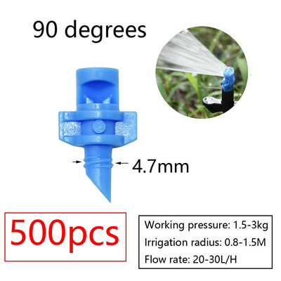 Θερμοκηπίου Περιστρεφόμενος Καταιονιστής Πότισμα Σταλακτικός Πότισμα Κήπος Ρυθμιζόμενος Εκπομπές Ομίχλης Stake Micro Spray Refraction Nozz