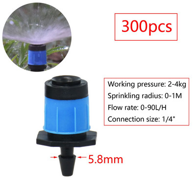 Θερμοκηπίου Περιστρεφόμενος Καταιονιστής Πότισμα Σταλακτικός Πότισμα Κήπος Ρυθμιζόμενος Εκπομπές Ομίχλης Stake Micro Spray Refraction Nozz