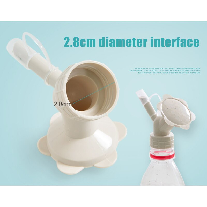 Νέος ψεκαστήρας καπάκι μπουκαλιού ποτιστήρι Πλαστικό ακροφύσιο ποτιστήρι 2 σε 1 Πλαστική κεφαλή ομίχλης για φυτά εσωτερικού χώρου SMR