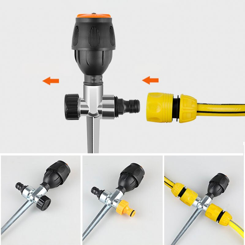 360 laipsnių automatiniai besisukantys vejos purkštuvai su atrama besisukančiais vandens purkštuvų purkštukais sodo laistymo įrankis