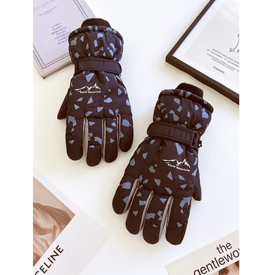 Νέο μοντέλο ανδρικά χειμερινά γάντια σκι με ζεστή φόδρα