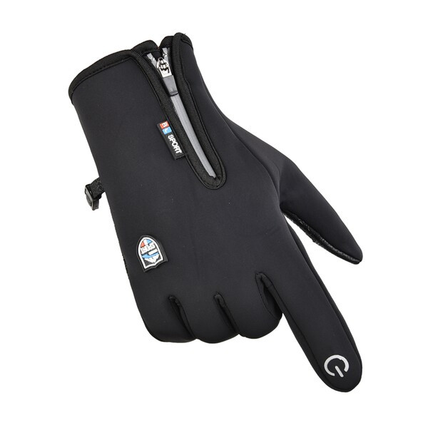 Vyriškos žieminės vandeniui atsparios pirštinės, tinkamos važinėti dviračiu ir sportuoti