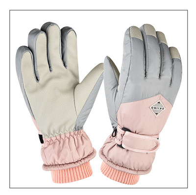 Мъжки зимни водоустойчиви ръкавици с надпис