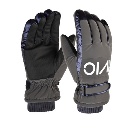 Мъжки зимни водоустойчиви ръкавици с надпис