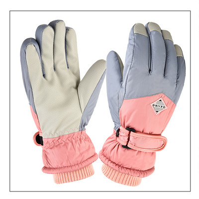 Мъжки зимни водоустойчиви ръкавици с надпис