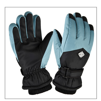 Мъжки зимни водоустойчиви ръкавици с надпис