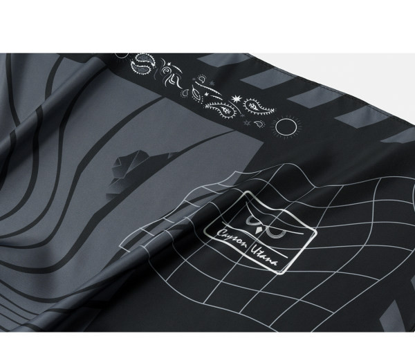 Мъжки шал от два цвята