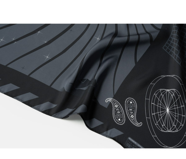 Мъжки шал от два цвята