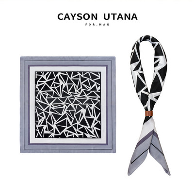 Jauna modeļa vīriešu šalle ar apdruku