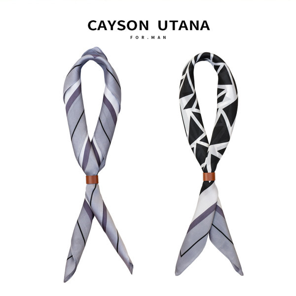 Jauna modeļa vīriešu šalle ar apdruku