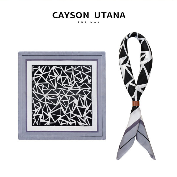 Jauna modeļa vīriešu šalle ar apdruku