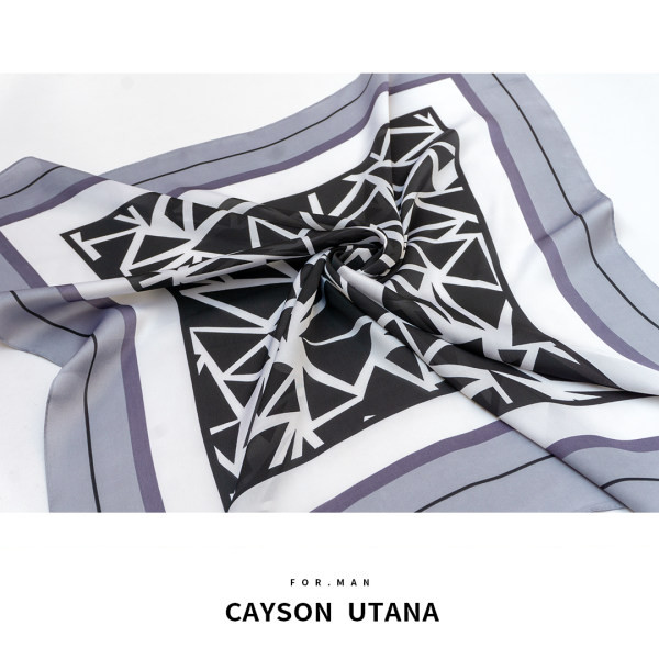 Jauna modeļa vīriešu šalle ar apdruku