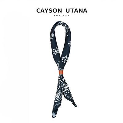 Μοντέρνο ανδρικό κασκόλ με φλοράλ μοτίβα