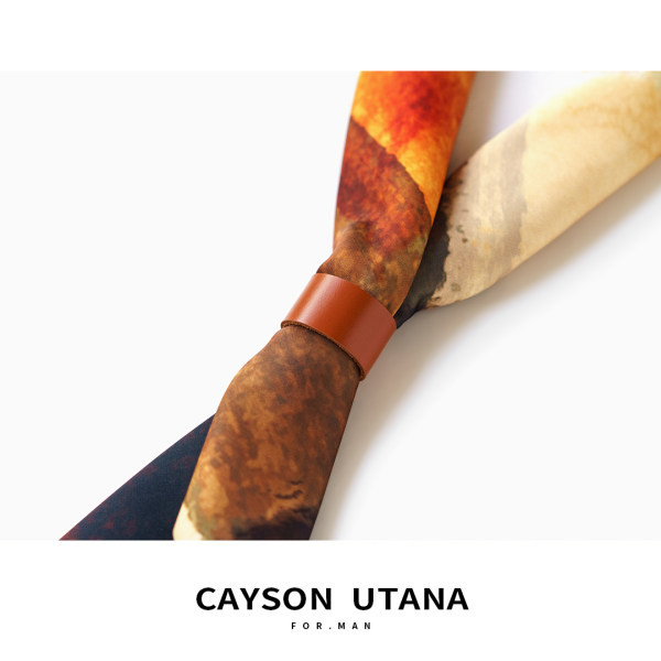 Мъжки шал в преливащи се цветове 