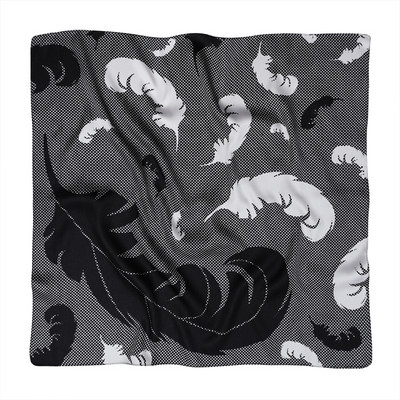 Ανδρικό κασκόλ casual με φλοράλ μοτίβα