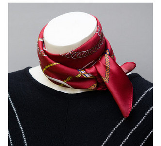 Κομψό κασκόλ σε δύο χρώματα