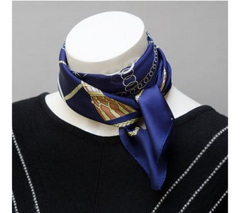 Κομψό κασκόλ σε δύο χρώματα