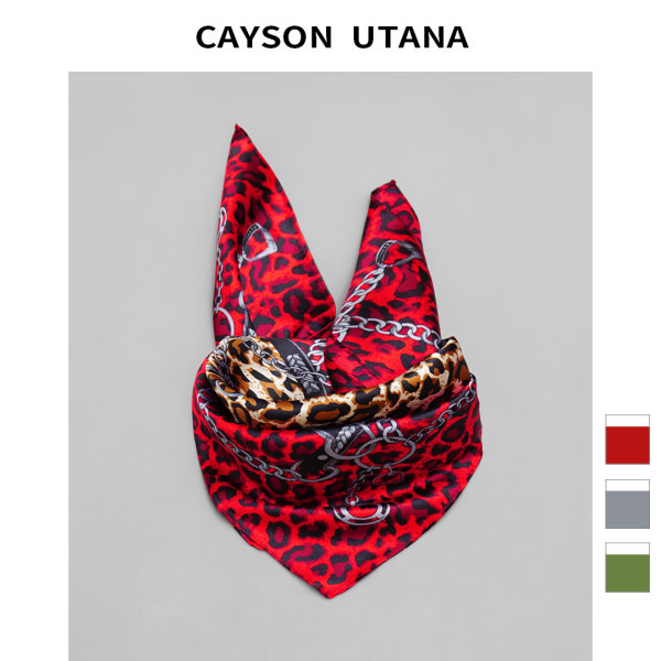 Модерен мъжки шал с животински принт