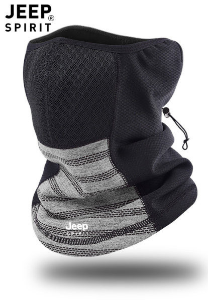 Vīriešu vēja necaurlaidīga apkakles tipa šalle