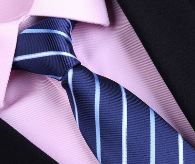 Κομψή ανδρική γραβάτα - σε δύο χρώματα