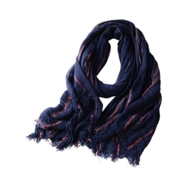 Ανδρικό κασκόλ casual ριγέ