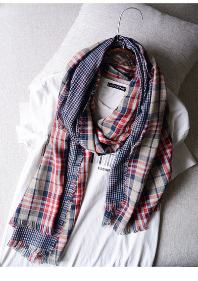 Ανδρικό καρό κασκόλ