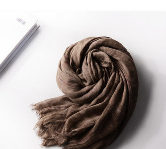 Καρό ανδρικό κασκόλ ρετρό μοτίβο