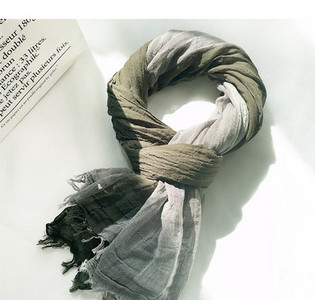 Ανδρικό κασκόλ φθινοπώρου-χειμώνα casual μοτίβο