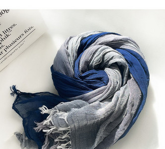 Ανδρικό κασκόλ φθινοπώρου-χειμώνα casual μοτίβο