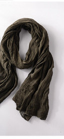 Ανδρικό μονόχρωμο κασκόλ ρετρό μοντέλο