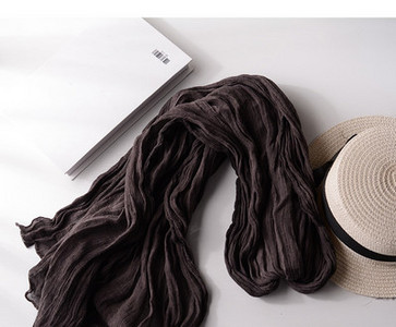 Ανδρικό μονόχρωμο κασκόλ ρετρό μοντέλο