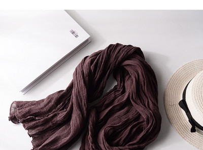 Ανδρικό μονόχρωμο κασκόλ ρετρό μοντέλο