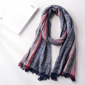 Svītrains vīriešu šalles ikdienas raksts