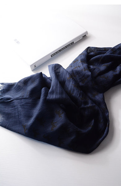 Ikdienas vīriešu apdrukas šalle