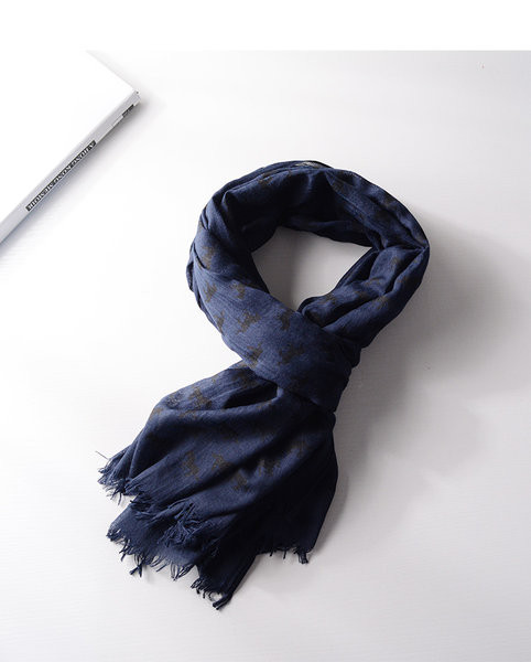 Ikdienas vīriešu apdrukas šalle