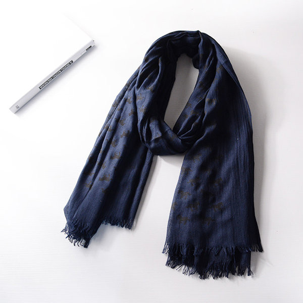 Ikdienas vīriešu apdrukas šalle