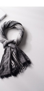 Ρετρό μοτίβο casual ανδρικό κασκόλ