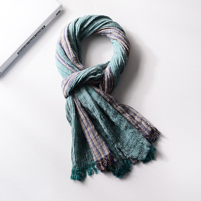 Ρετρό μοτίβο casual ανδρικό κασκόλ