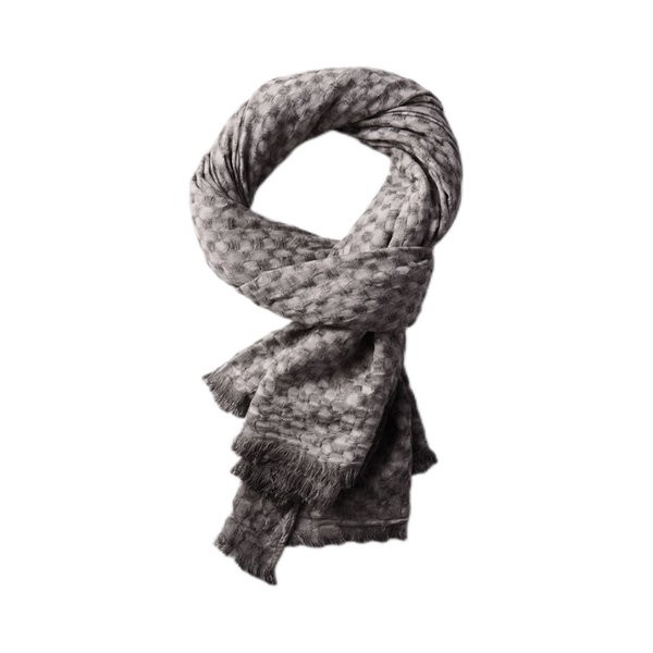 Retro modeļa vīriešu šalle ar apdruku