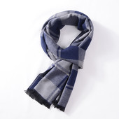 Karirani muški šal ležernog uzorka