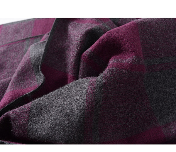 Karirani muški šal ležernog uzorka