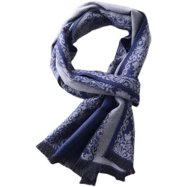 Ikdienas vīriešu apdrukas šalle