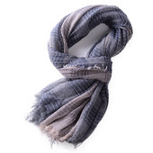 Karirani muški šal ležernog uzorka